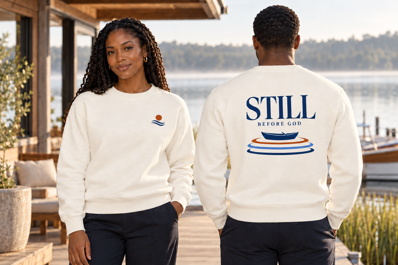 Still Before God Crewneck Sweatshirt - Image 2