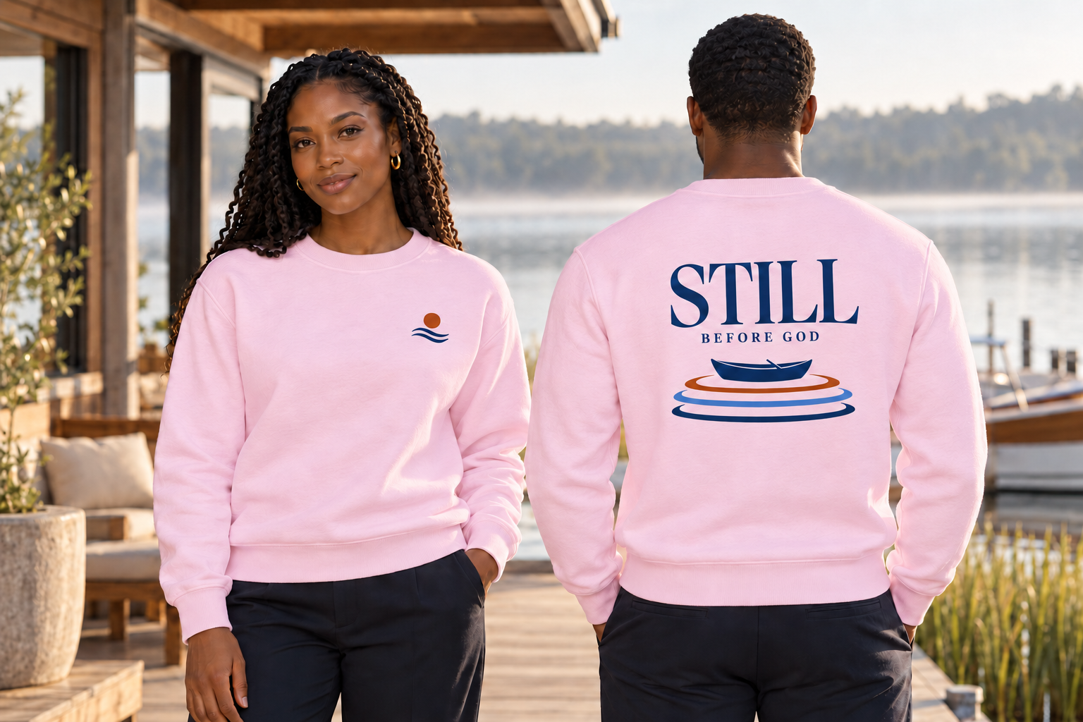 Still Before God Crewneck Sweatshirt - Image 5
