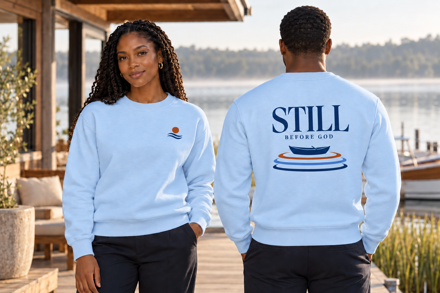 Still Before God Crewneck Sweatshirt - Image 4