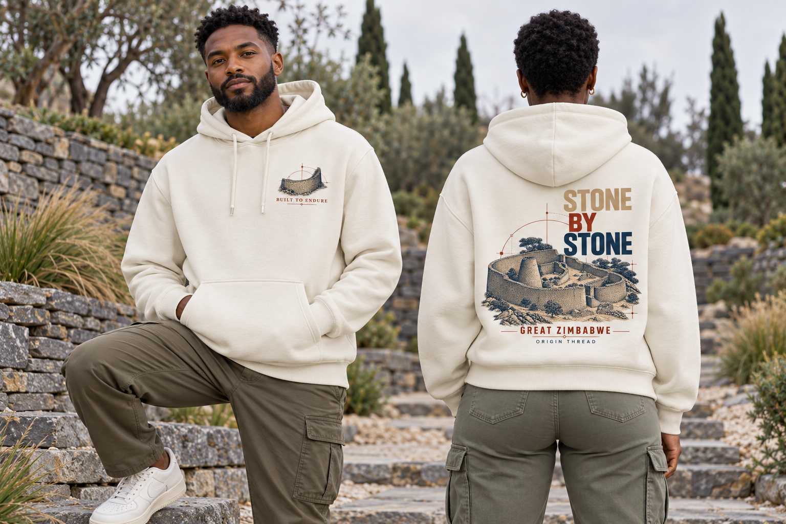 Stone By Stone Hoodie - Image 3