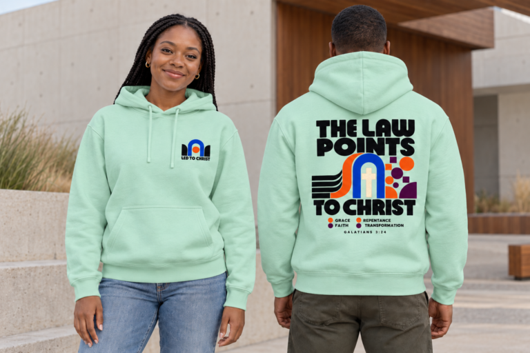 The Law Points To Christ Hoodie