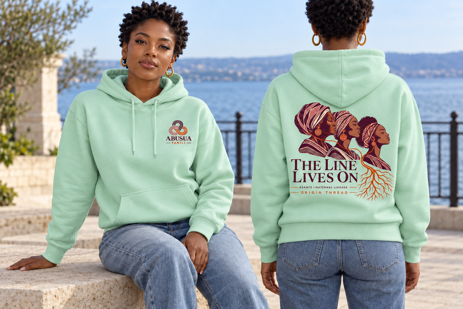 The Line Lives On Hoodie - Image 4