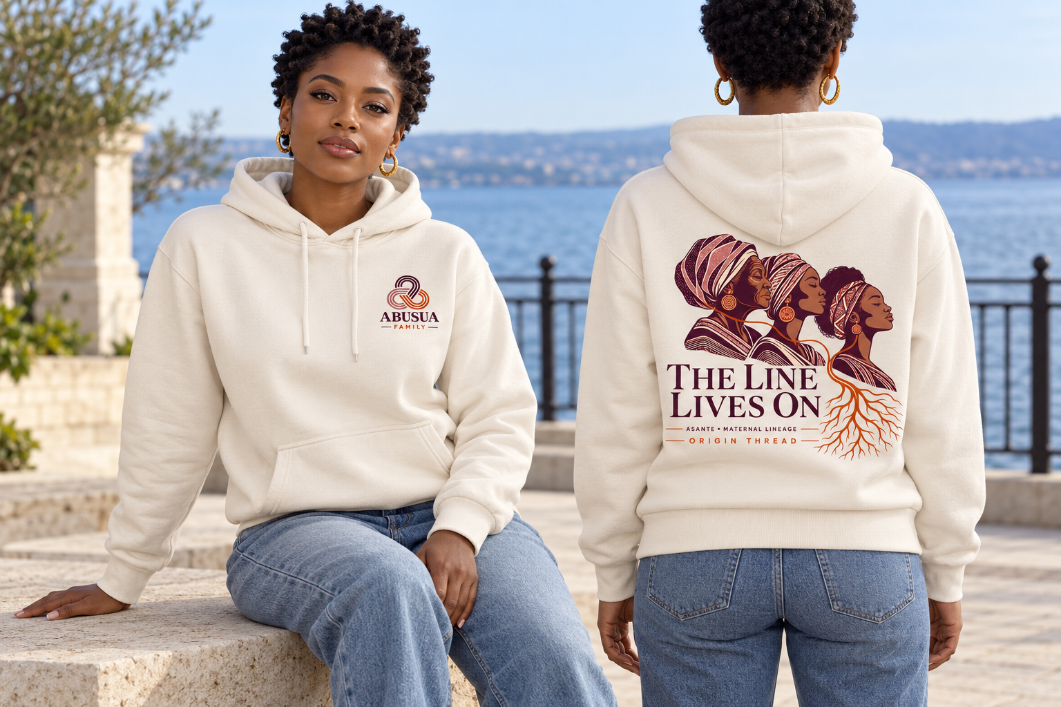 The Line Lives On Hoodie - Image 2