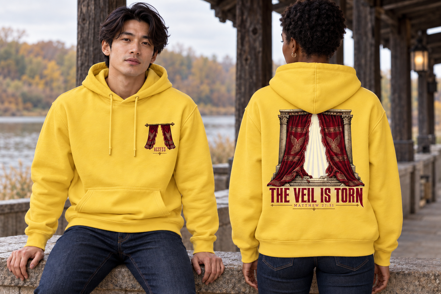 The Veil Is Torn Hoodie