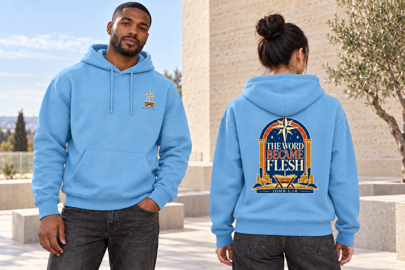 The Word Became Flesh Hoodie - Image 3