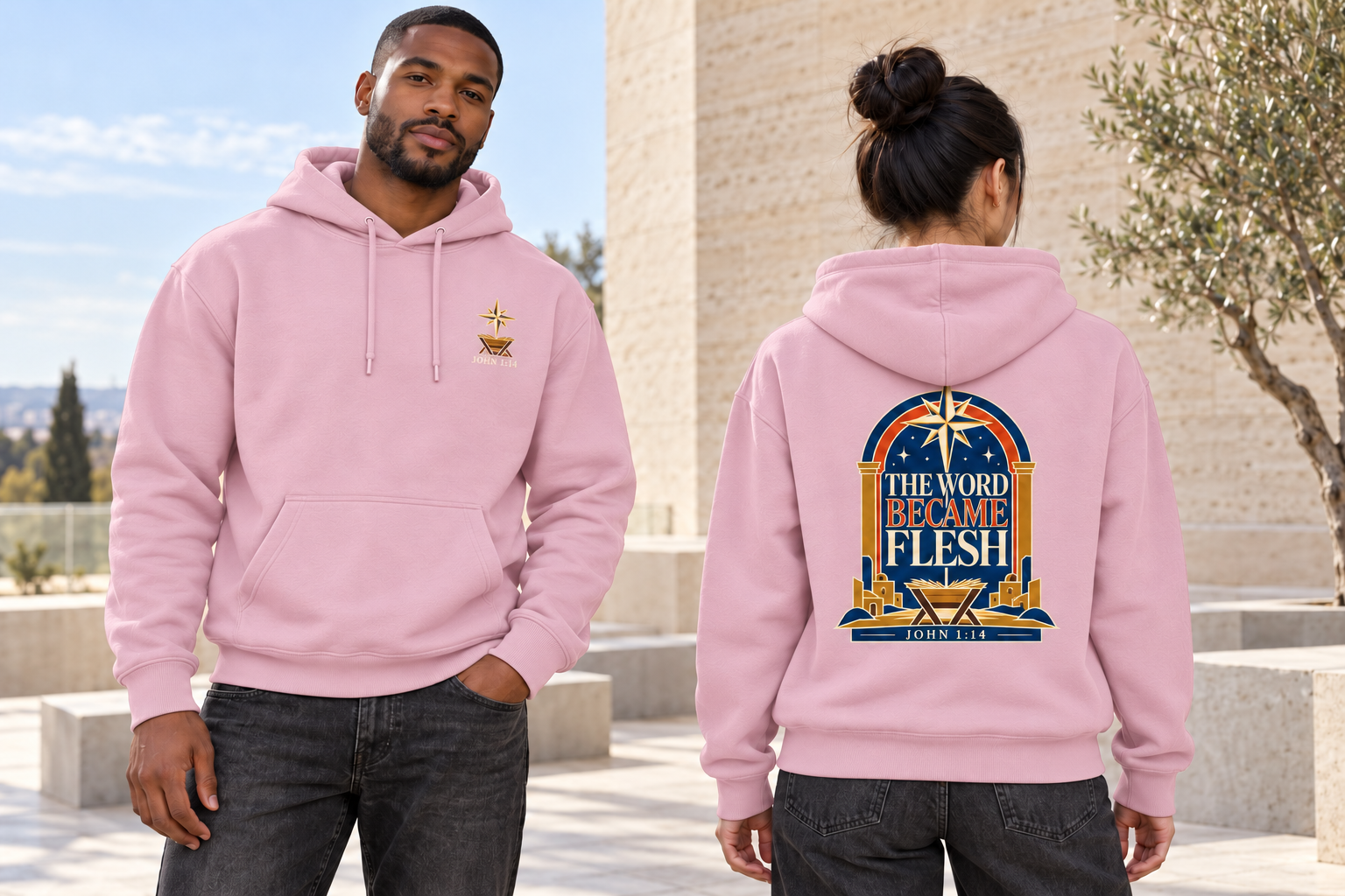 The Word Became Flesh Hoodie - Image 4