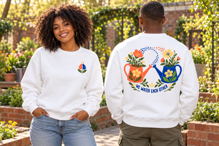 We Water Each Other Crewneck Sweatshirt